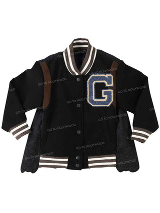 PREORDER: G Applique Black Jacket