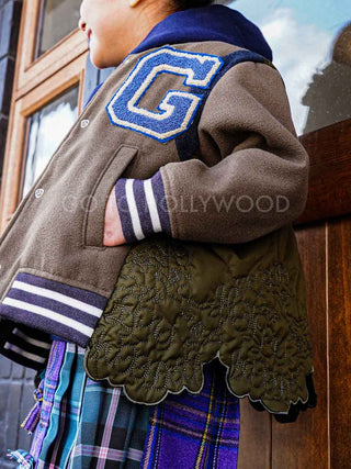 PREORDER: G Applique Brown Jacket