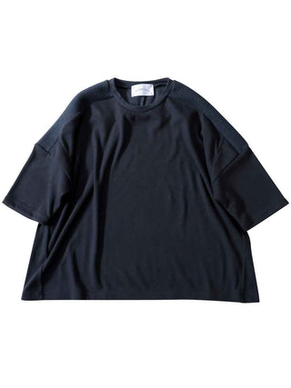 Switching Rib Knit Tee