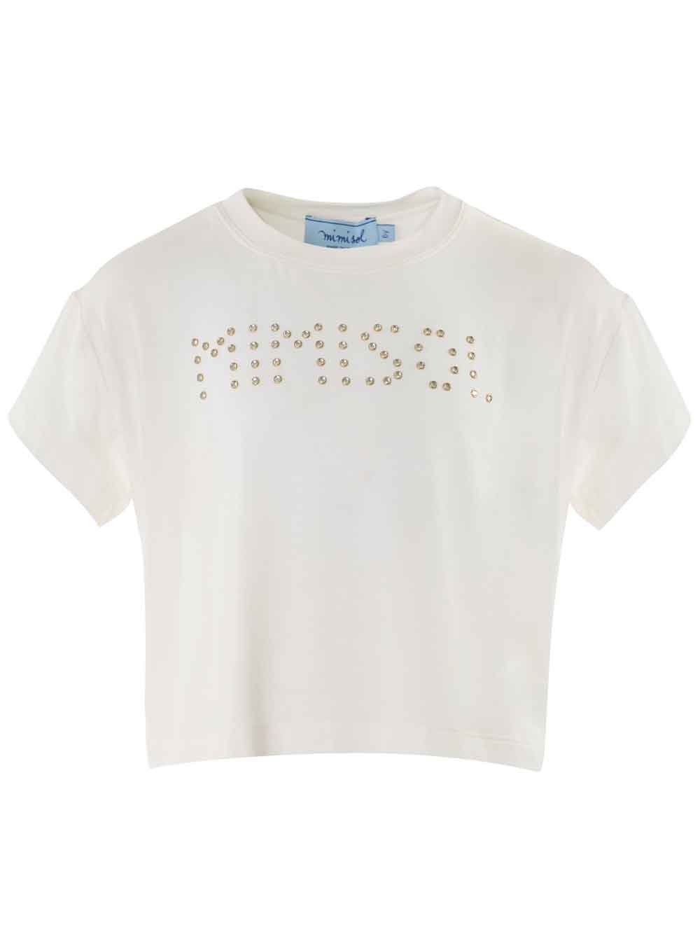 Logo Embellished T-Shirt