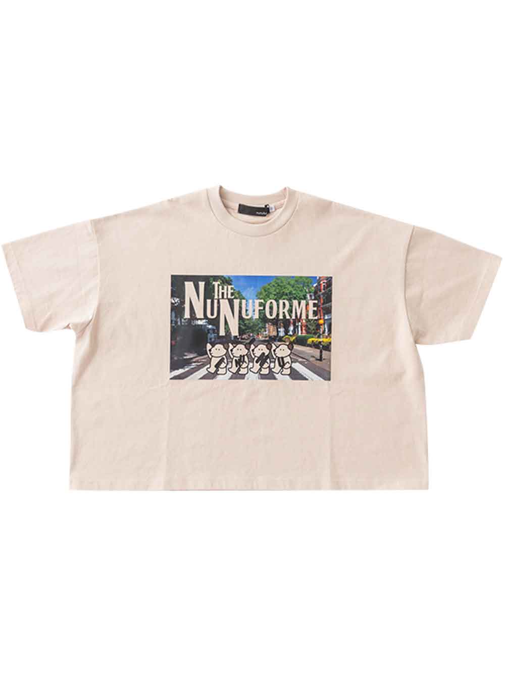 PREORDER: Beige Printed T-Shirt