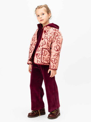 Red Velvet Logo Trousers