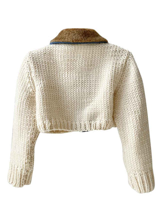 Ecru Knitted Jacket