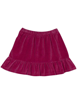 Magenta Velour Skirt