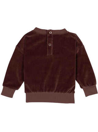 Mini Velour Sweatshirt