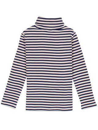 Stripe Roll Neck Pullover