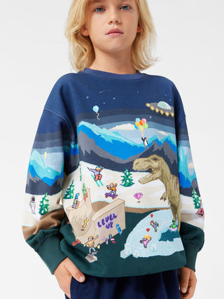 Monti Pixelscape Sweatshirt