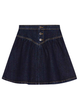 Betsy Raw Blue Skirt