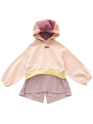 Layered Short Hoodie