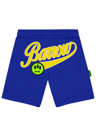 Blue Retro Barrow Sweatshorts