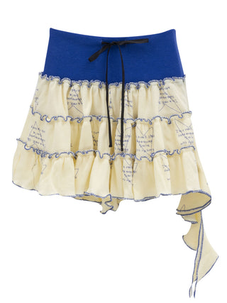 PREORDER: Ivory x Blue Heart Song Skirt