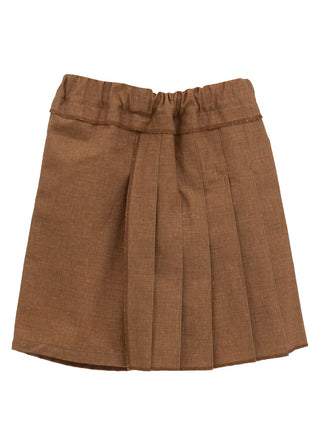 PREORDER: Brown Pleats Short Pants