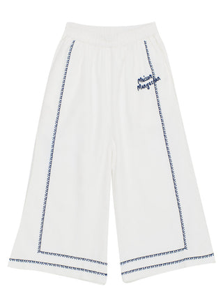 Pommegranate Embroidery Trousers