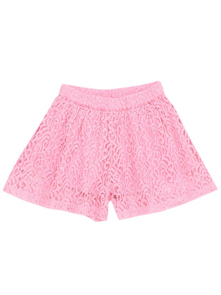 Pommegranate Lace Shorts