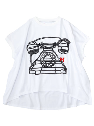 PREORDER: White Telephone Tee