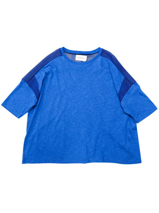 PREORDER: Blue Switching Mesh Tee