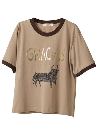 Beige Cotton T-Shirt