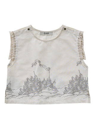 PREORDER: Elfheim Ecru Sleeveless Top