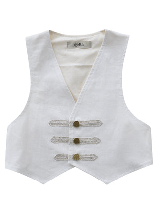 Napoleon Off White Vest