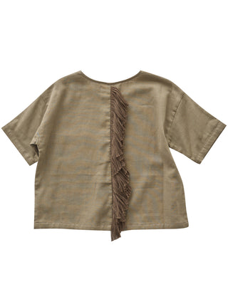 PREORDER: Double Gauze Tategami Mocha Tee