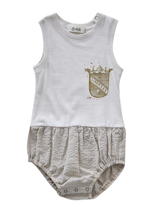 Libertas Emblem Ivory Rompers