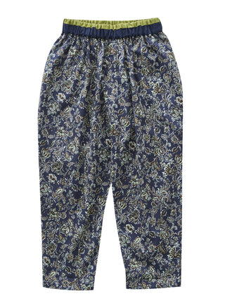 Multi Flora Navy Pants