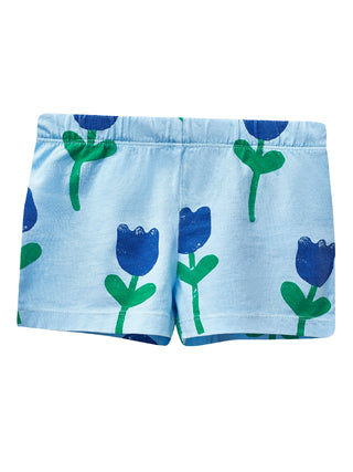 Bird Blue Mini Shorts