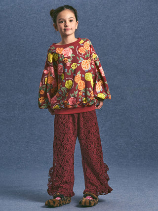 Burgundy Roses Sweatshirt