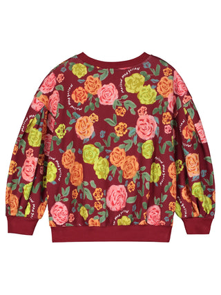 Burgundy Roses Sweatshirt