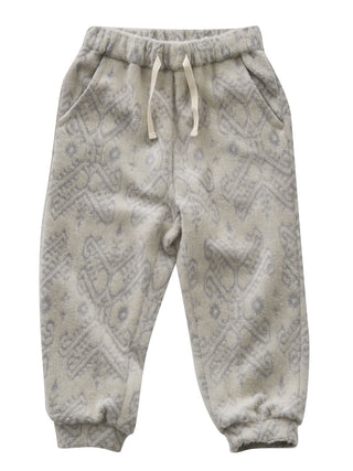 Ivory Snow Jacquard Sweatpants