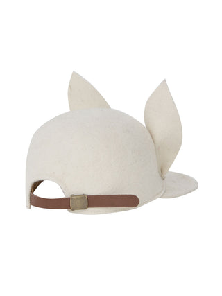Ivory Bunny Cap