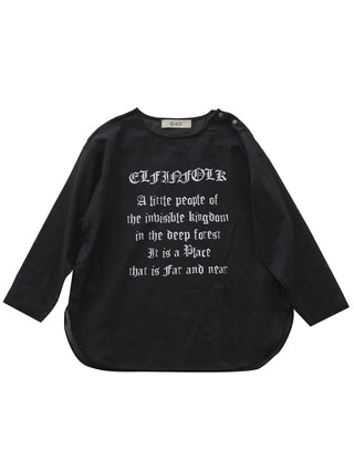 Black Gothic Letter Shirts