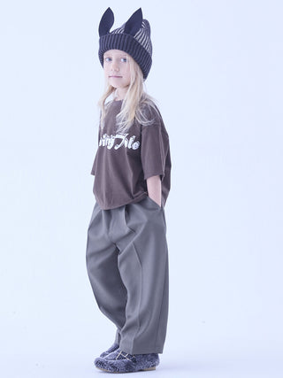 Olive Center Pressed Pants