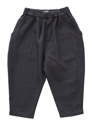 Charcoal Herringbone Tweed Sarrouel Pants