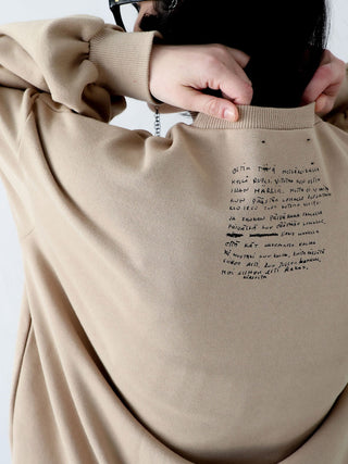 Beige Pigtails Sweatshirt