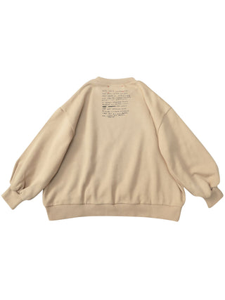 Beige Pigtails Sweatshirt