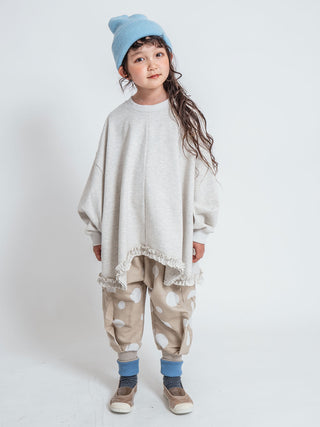 White Wide Frill Top