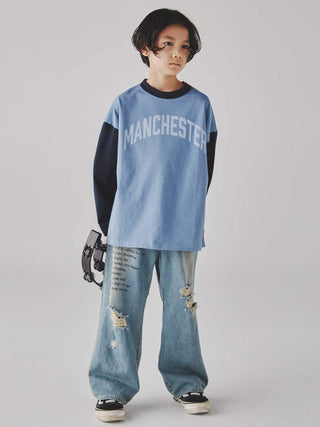 Damage Denim Light Blue