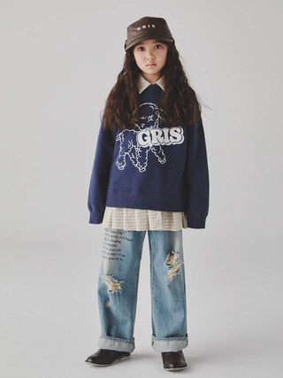 Damage Denim Light Blue