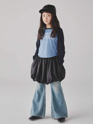 Light Blue Flare Denim Pants