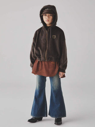 Blue Flare Denim Pants