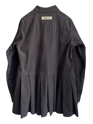 Charcoal Hem Pleater Shirt