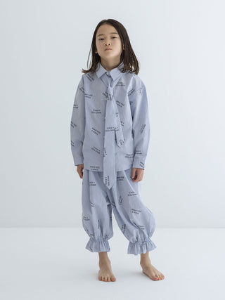 Blue Dream a Little Dream Tuck Pants