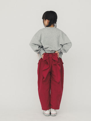 Red Ruffle Pants