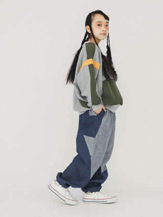 Two-Tone Pocket Pants