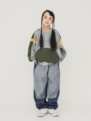 Two-Tone Pocket Pants