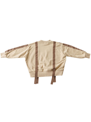 Beige Crossline Top
