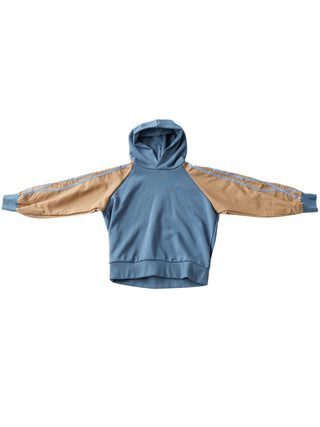 Blue Beige Hoodie