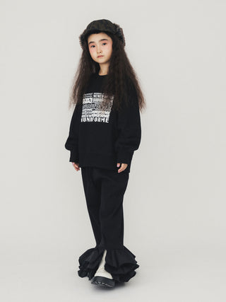 Black Graphic Sweatshirt