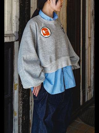 PREORDER: Grey Pile Wide Sweatshirt